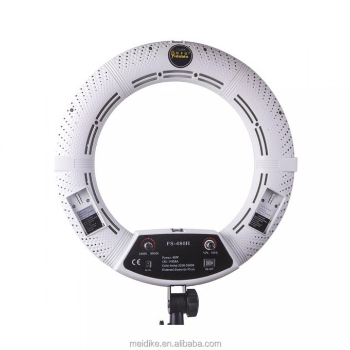 แสงวงแหวนสด 18 นิ้ว สีแต่ง LEDวงกลมวงแหวนแสงด้วยสแตปโด้ยืนรีโมทคอนโทรล FE-480II ชุด 0